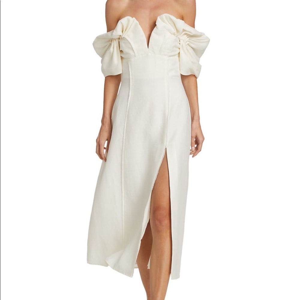 Cult Gaia Off White Muna Dress with Tags